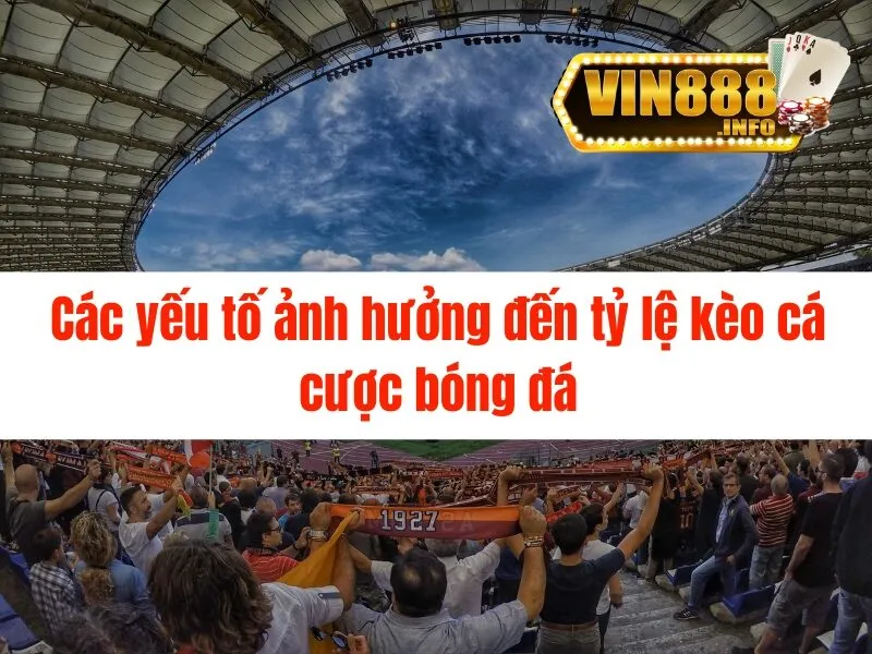 Tỷ lệ kèo cá cược bóng đá cao tại Vin88