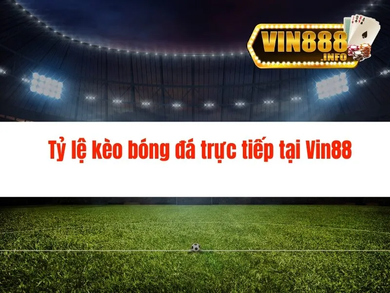 Tỷ lệ kèo bóng đá trực tiếp tại Vin88